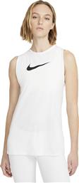 Nike Dri-Fit Essential Αμάνικη Γυναικεία Αθλητική Μπλούζα Λευκή