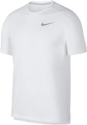 Nike Miler Αθλητικό Ανδρικό T-shirt Dri-Fit Λευκό Μονόχρωμο από το Factory Outlet