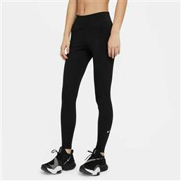 Nike Dri-Fit One Yoga Γυναικείο Μακρύ Κολάν Ψηλόμεσο Μαύρο από το Zakcret Sports