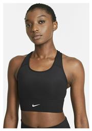 Nike Dri-Fit Swoosh Γυναικείο Αθλητικό Μπουστάκι Μαύρο από το Cosmossport