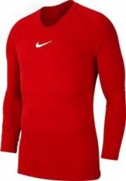 Nike Dry Park First Layer Παιδική Ισοθερμική Μπλούζα Κόκκινη από το MybrandShoes