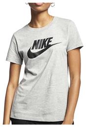 Nike Essential Γυναικείο Αθλητικό T-shirt Γκρι