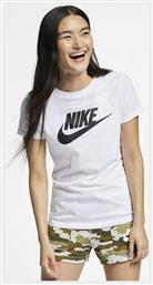 Nike Essential Γυναικείο Αθλητικό T-shirt Λευκό