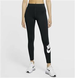 Nike Essential Γυναικείο Μακρύ Κολάν Ψηλόμεσο Μαύρο