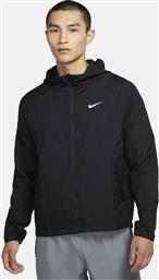 Nike Essential Running Αθλητικό Ανδρικό Μπουφάν Αντιανεμικό για Άνοιξη Μαύρο από το Spartoo