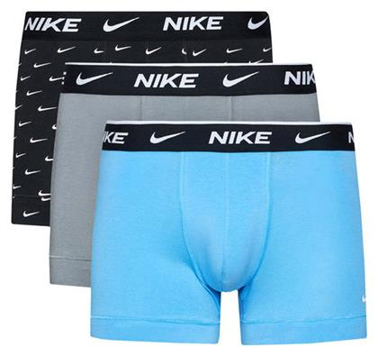 Nike Everyday Cotton Stretch Trunk 3 Pack Ανδρικά Μποξεράκια 3Pack Πολύχρωμα
