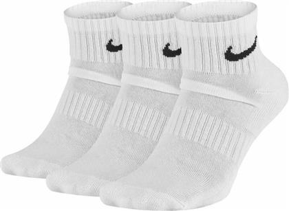 Nike Everyday Cushioned Αθλητικές Κάλτσες Λευκές 3 Ζεύγη από το MybrandShoes