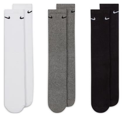 Nike Everyday Cushioned Αθλητικές Κάλτσες Πολύχρωμες 3 Ζεύγη από το E-tennis