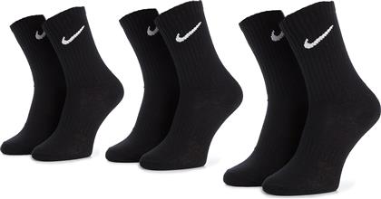 Nike Everyday Lightweight Αθλητικές Κάλτσες Μαύρες 3 Ζεύγη από το Outletcenter