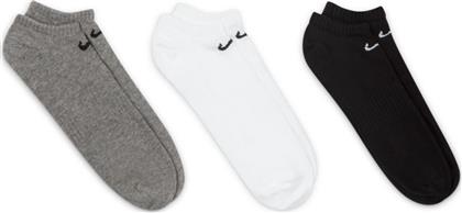 Nike Everyday Lightweight Αθλητικές Κάλτσες Πολύχρωμες 3 Ζεύγη