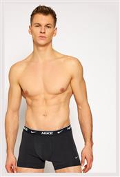Nike Everyday Trunk Boxer 2Pack Ανδρικά Μποξεράκια 2Pack Μαύρα