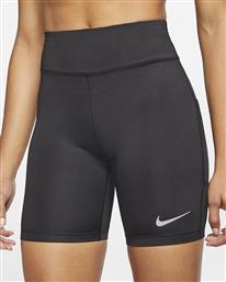 Nike Dri-Fit Fast Running Γυναικείο Κολάν-Σορτς Ψηλόμεσο Μαύρο