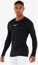Nike First Layer Ανδρική Αθλητική Μπλούζα Μακρυμάνικη Dri-Fit Μαύρη από το MybrandShoes