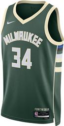 Nike Giannis Antetokounmpo Milwaukee Bucks Icon Edition 2022/23 Ανδρική Φανέλα Εμφάνισης Μπάσκετ από το Zakcret Sports