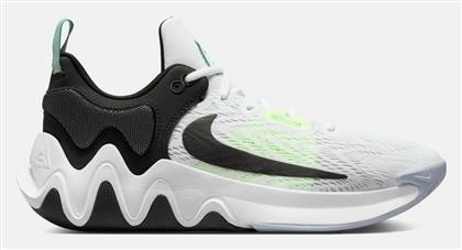 Nike Giannis Immortality 2 Μπασκετικά Παπούτσια White / Black / Barely Volt / Grey Fog