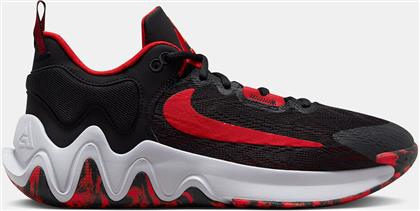 Nike Giannis Immortality 2 Χαμηλά Μπασκετικά Παπούτσια Black / University Red / Wolf Grey