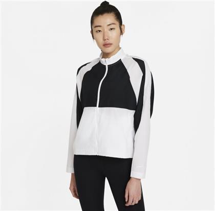 Nike Γυναικεία Ζακέτα με Φερμουάρ σε Λευκό Χρώμα