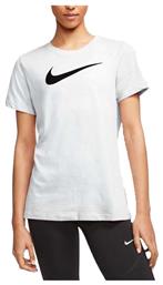 Nike Γυναικείο Αθλητικό T-shirt Dri-Fit Λευκό