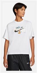 Nike Γυναικείο Αθλητικό T-shirt Λευκό από το SportsFactory