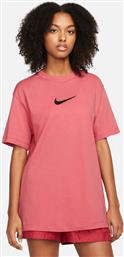 Nike Γυναικείο Αθλητικό T-shirt Ροζ από το SportsFactory