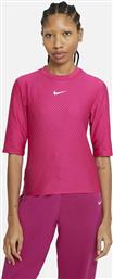 Nike Icon Clash Κοντομάνικη Γυναικεία Αθλητική Μπλούζα σε Φούξια χρώμα από το Cosmos Sport