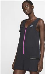 Nike Icon Clash Γυναικείο Αμάνικο Ολόσωμο Σορτς Μαύρο από το Factory Outlet