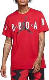 Nike J Brand Stretch SS Crew CZ1880-687 Red από το Cosmossport