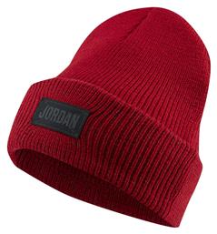 Nike Jordan Cuffed Reflect Ανδρικός Beanie Σκούφος σε Κόκκινο χρώμα