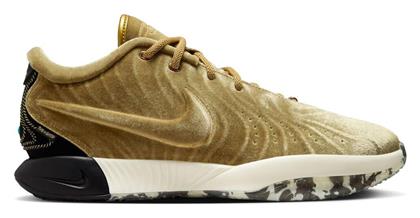 Nike LeBron 21 Μπασκετικά Παπούτσια Metallic Gold / Black / Coconut Milk / Aquamarine από το Modivo