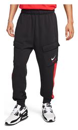 Nike M Nsw Παντελόνι Φόρμας Fleece Μαύρο από το Zakcret Sports