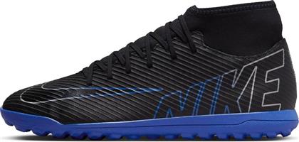 Nike Mercurial Superfly 9 Club TF Ψηλά Ποδοσφαιρικά Παπούτσια με Σχάρα Μαύρα