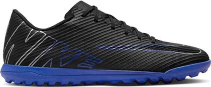 Nike Mercurial Vapor 15 Club TF Χαμηλά Ποδοσφαιρικά Παπούτσια με Σχάρα Μαύρα από το Zakcret Sports