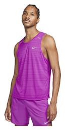 Nike Miler Ανδρική Αθλητική Μπλούζα Αμάνικη Dri-Fit Vivid Purple