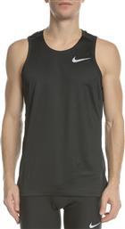Nike Miler Ανδρική Μπλούζα Dri-Fit Αμάνικη Μαύρη από το Factory Outlet