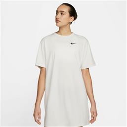 Nike Καλοκαιρινό Mini Αθλητικό Φόρεμα T-shirt Κοντομάνικο Λευκό