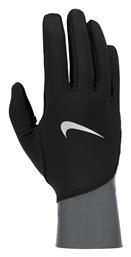 Nike Pacer Midweight Dri Fit Running Ανδρικά Αθλητικά Γάντια Τρεξίματος Μαύρα