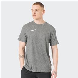 Nike Park 20 Ανδρικό T-shirt Dri-Fit Γκρι Μονόχρωμο από το MybrandShoes