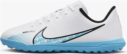 Nike Παιδικά Ποδοσφαιρικά Παπούτσια Mercurial Vapor 15 Club με Σχάρα White / Pink Blast / Baltic Blue από το Cosmos Sport