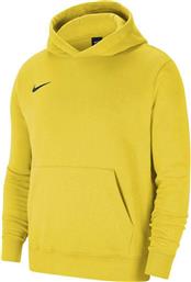 Nike Fleece Παιδικό Φούτερ με Κουκούλα και Τσέπες Κίτρινο Park 20