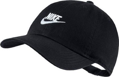 Nike Παιδικό Καπέλο Jockey Υφασμάτινο Heritage 86 Μαύρο