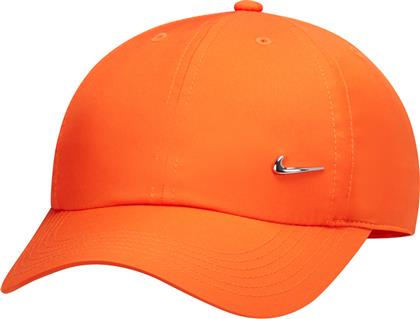Nike Παιδικό Καπέλο Jockey Υφασμάτινο Heritage Metal Πορτοκαλί από το HallofBrands