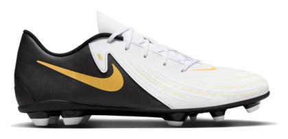 Nike Phantom GX 2 Club FG Χαμηλά Ποδοσφαιρικά Παπούτσια με Τάπες Λευκό / Metallic Gold Coin / Μαύρο από το Zakcret Sports