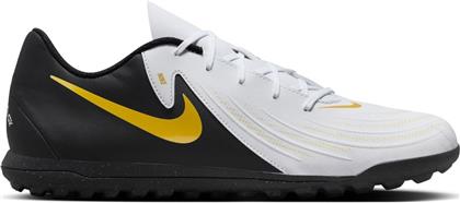 Nike Phantom GX II Club TF Χαμηλά Ποδοσφαιρικά Παπούτσια με Σχάρα Λευκό / Metallic Gold Coin / Μαύρο από το Zakcret Sports