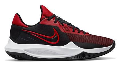 Nike Precision 6 Χαμηλά Μπασκετικά Παπούτσια Black / University Red / Gym Red από το Outletcenter
