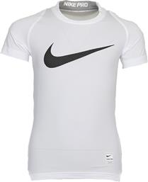 Nike Παιδική Ισοθερμική Μπλούζα για Αγόρι Λευκή Compression από το MybrandShoes