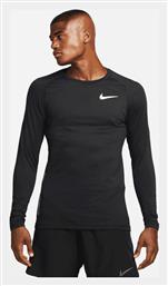 Nike Pro Warm Ανδρική Ισοθερμική Μακρυμάνικη Μπλούζα Μαύρη