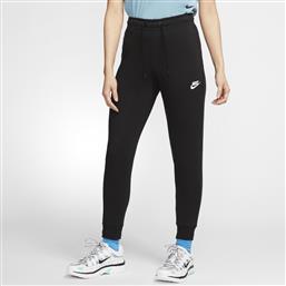 Nike Ψηλόμεσο Παντελόνι Γυναικείας Φόρμας με Λάστιχο Μαύρο Fleece από το Cosmos Sport