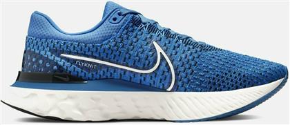 Nike React Infinity Run Flyknit 3 Ανδρικά Αθλητικά Παπούτσια Running Dutch Blue / Black / Blue Glow / Phantom από το MybrandShoes