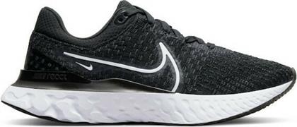 Nike React Infinity Run Flyknit 3 Γυναικεία Αθλητικά Παπούτσια Running Black / White