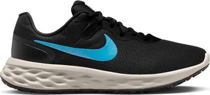 Nike Revolution 6 Next Nature Ανδρικά Αθλητικά Παπούτσια Running Black / Laser Blue / Cobblestone από το MybrandShoes